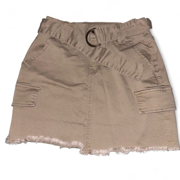 SO Dresses & Skirts - SO Tan Mini Skirt with Belt